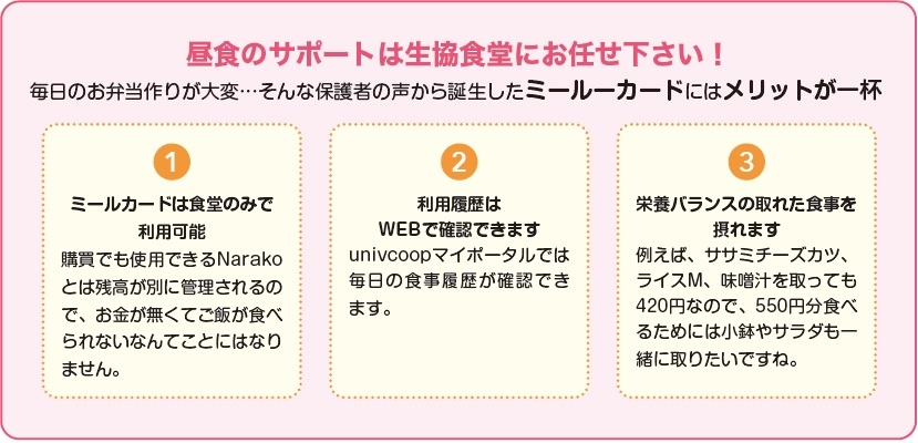 ミールカード｜奈良工業高等専門学校生活協同組合